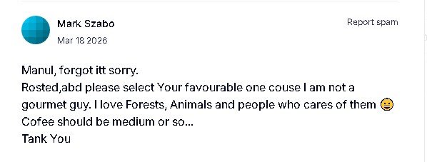 Kickstarter Backer Testimonial - RAW Luwak